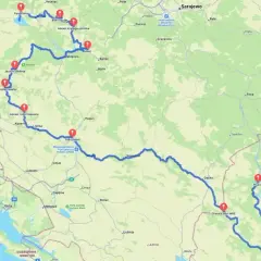 Trasa podróżnicza przez Bośnię i Hercegowinę, od Jeziora Blidinje, przez Mostar, aż do granicy z Czarnogórą.