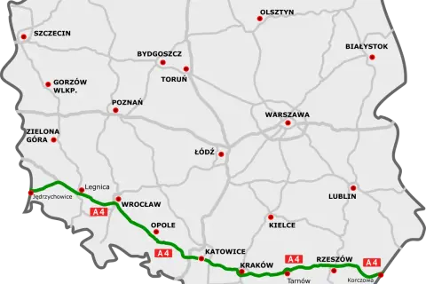 Autostrada A4 skąd dokąd – pełna trasa i najważniejsze miasta