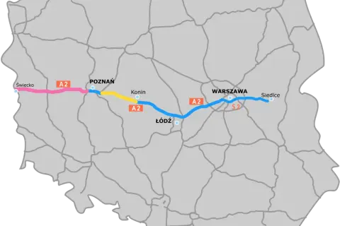 Autostrada A2 przez jakie miasta? Odkryj ważne miejscowości na trasie