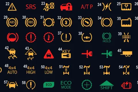 Co oznaczają kontrolki w Oplu? Wyjaśnienie symboli: ESP, ABS, SRS, ciśnienie oleju, hamulce, światła, kluczyk, napęd 4x4, ECO.