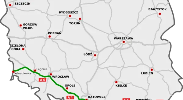Autostrada A4 skąd dokąd – pełna trasa i najważniejsze miasta
