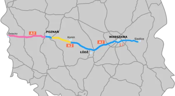 Autostrada A2 przez jakie miasta? Odkryj ważne miejscowości na trasie
