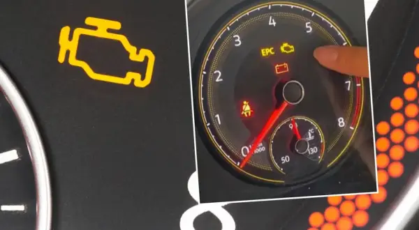 Kontrolka silnika i EPC świecą się. Dowiedz się, jak skasować błąd check engine bez komputera, gdy pojawią się te ostrzeżenia.