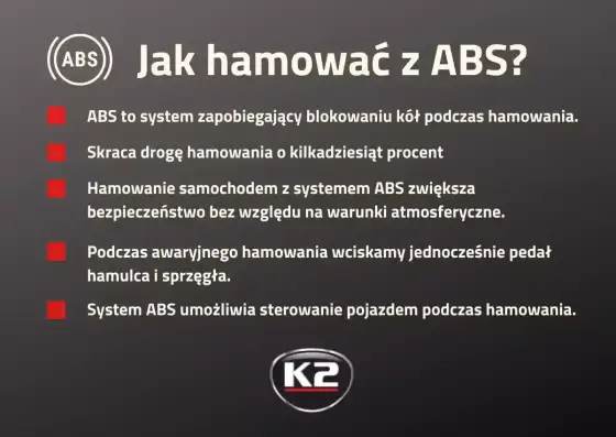 ABS w samochodzie - jak działa i jak hamować awaryjnie?