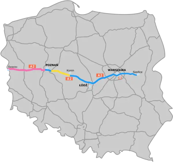 Autostrada A2 przez jakie miasta? Odkryj ważne miejscowości na trasie